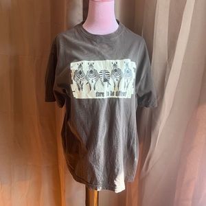 Zulani Designs Dare to be Different Brown Zebra  Mens T-shirt Size M/L
